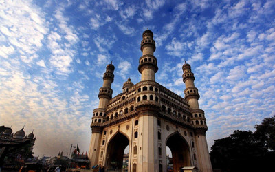 anshul internet point 45.72 cm CHAR MINAR 1 Self Adhesive Sticker(Pack of 1)