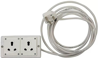 BAHUL BAHUL4 meter long heay duty wire with ANCHOR /REO HAVELESS parts 15 amp plug BIG 1500 WATT LOAD CAPACITY .ALL PARTS FITTED IN TOP SON MAKE PVC BORAD SIZE 7 BY 4 INCHbig extension 2 Socket Extension Boards(White, 4 m) BAHUL BAHUL4 meter long heay duty wire with ANCHOR /REO HAVELESS parts 15 amp plug BIG 1500 WATT LOAD CAPACITY .ALL PARTS FITTED IN TOP SON MAKE PVC BORAD SIZE 7 BY 4 INCHbig extension 2 Socket Extension Boards(White, 4 m)