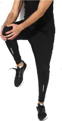 SHIMPEX Solid Men Black Track Pants