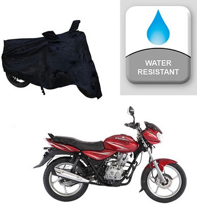 Feel heaven Two Wheeler Cover for Bajaj(Discover 125 DTS-i, Black)