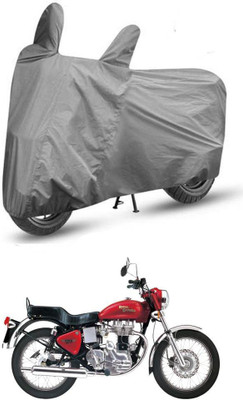 AutoGalaxy Two Wheeler Cover for Royal Enfield(Electra 4S, Grey)