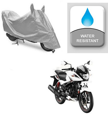 RPSENTTERPR Waterproof Two Wheeler Cover for Hero(Ignitor, Silver)