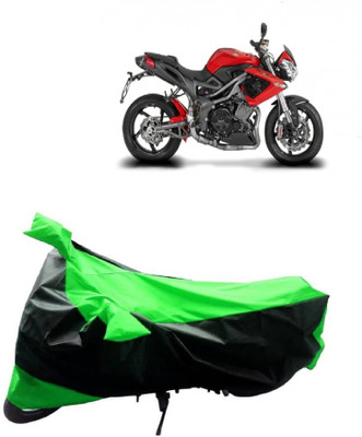 MMSSTAR Waterproof Two Wheeler Cover for DSK Benelli(TNT R, Green, Black)