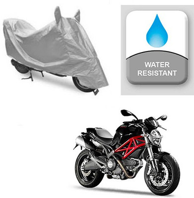 Atulit enterprises Two Wheeler Cover for Ducati(Monster 796 S2R, Silver)