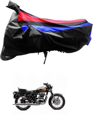 JVG Waterproof Two Wheeler Cover for Royal Enfield(Bullet 500, Black, Red, Blue)
