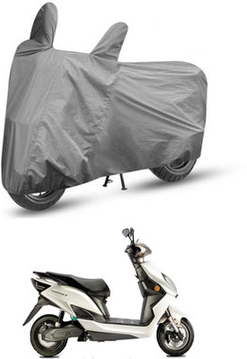 AUTOCAD Waterproof Two Wheeler Cover for Evolet(Derby, Grey)