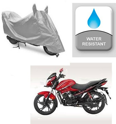 Atulit enterprises Two Wheeler Cover for Hero(Glamour, Silver)