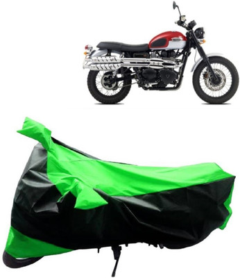 MMSSTAR Waterproof Two Wheeler Cover for Triumph(Scrambler, Green, Black)