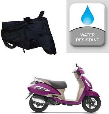 Feel heaven Two Wheeler Cover for TVS(Jupiter, Black)