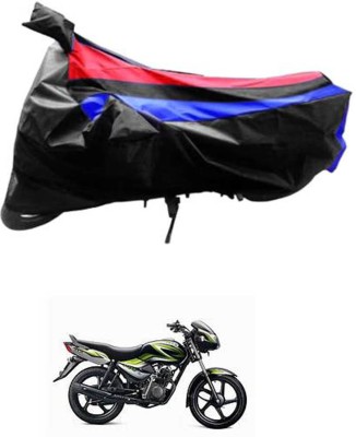 JVG Waterproof Two Wheeler Cover for TVS(Star Euro, Black, Red, Blue)