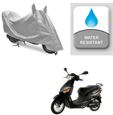 saanvi Two Wheeler Cover for Hero(Electric Zippy, Silver)