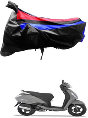 JVG Waterproof Two Wheeler Cover for TVS(Jupiter, Black, Red, Blue)