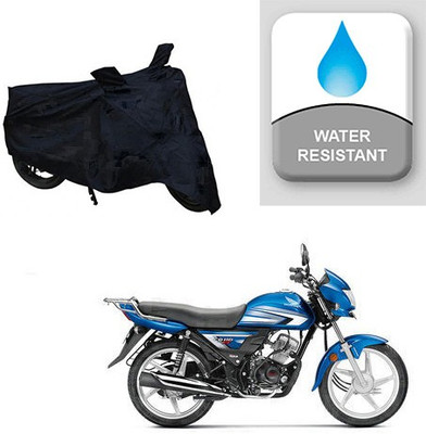 Feel heaven Two Wheeler Cover for Hero(CD 110 Dream, Black)