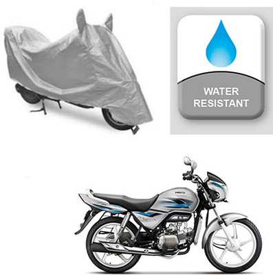 Atulit enterprises Two Wheeler Cover for Hero(Splendor Pro, Silver)