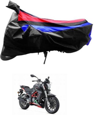 JVG Waterproof Two Wheeler Cover for DSK Benelli(TNT 25, Black, Red, Blue)