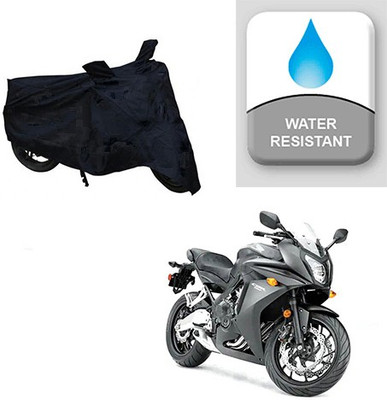 Feel heaven Two Wheeler Cover for Honda(CBR 650F, Black)