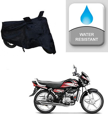 Feel heaven Two Wheeler Cover for Hero(HF Deluxe, Black)