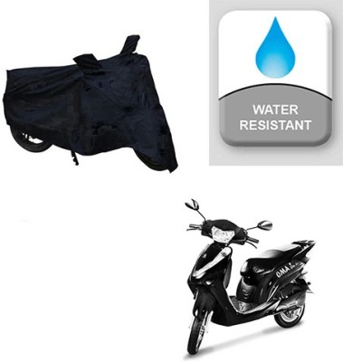 Feel heaven Two Wheeler Cover for Lohia(Oma Star, Black)