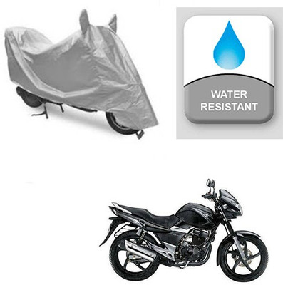 Atulit enterprises Two Wheeler Cover for Suzuki(GS 150R, Silver)
