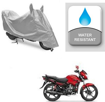Atulit enterprises Two Wheeler Cover for Hero(Glamour FI, Silver)
