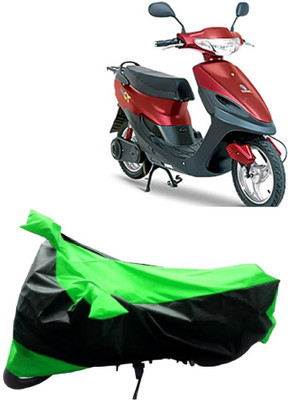 MMSSTAR Waterproof Two Wheeler Cover for Avon(E Scoot, Green, Black)