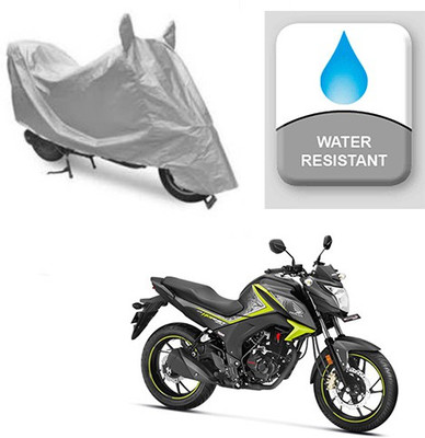 saanvi Two Wheeler Cover for Honda(CB Hornet 160, Silver)