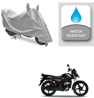 Atulit enterprises Two Wheeler Cover for Mahindra(Pantero, Silver)