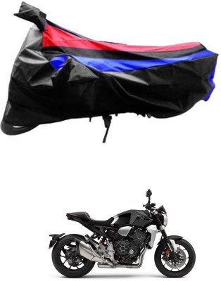 JVG Waterproof Two Wheeler Cover for Honda(CB1000R Plus, Black, Red, Blue)