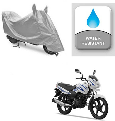 Atulit enterprises Two Wheeler Cover for TVS(Star Sport, Silver)