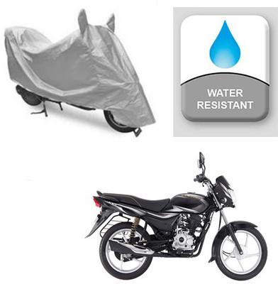 Atulit enterprises Two Wheeler Cover for Bajaj(Platina 100 DTS-i, Silver)