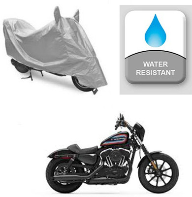 Atulit enterprises Two Wheeler Cover for Harley Davidson(XL 1200, Silver)