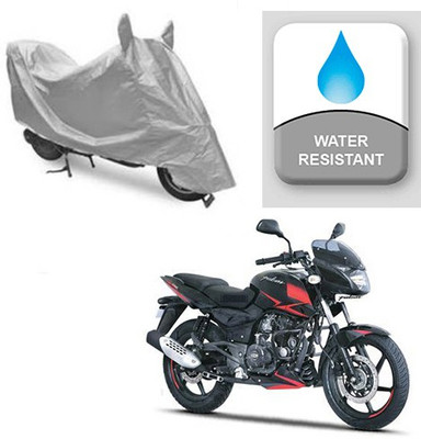 Atulit enterprises Two Wheeler Cover for Bajaj(Pulsar 180 DTS-i, Silver)