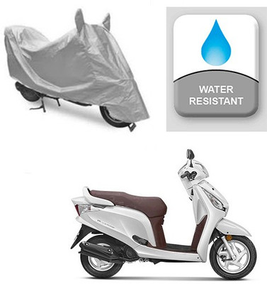 Atulit enterprises Two Wheeler Cover for Honda(Aviator, Silver)