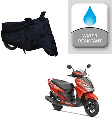 Feel heaven Two Wheeler Cover for Honda(Grazia, Black)