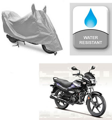 Atulit enterprises Two Wheeler Cover for Hero(Super Splendor, Silver)