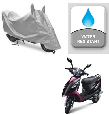 Atulit enterprises Two Wheeler Cover for TVS(Scooty Streak, Silver)