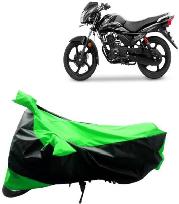 MMSSTAR Waterproof Two Wheeler Cover for TVS(Victor New, Green, Black)