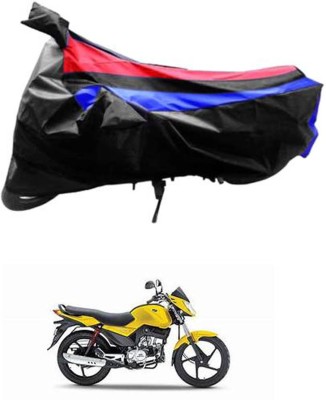 JVG Waterproof Two Wheeler Cover for Mahindra(Stallio, Black, Red, Blue)