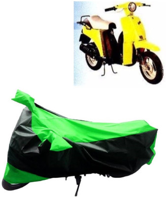 MMSSTAR Waterproof Two Wheeler Cover for Bajaj(Sunny, Green, Black)