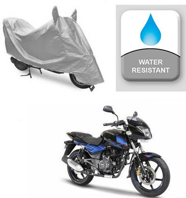 Atulit enterprises Two Wheeler Cover for Bajaj(Pulsar 150 DTS-i, Silver)