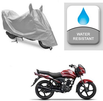 saanvi Two Wheeler Cover for TVS(Jive, Silver)