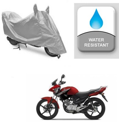 saanvi Two Wheeler Cover for Yamaha(YBR 125, Silver)