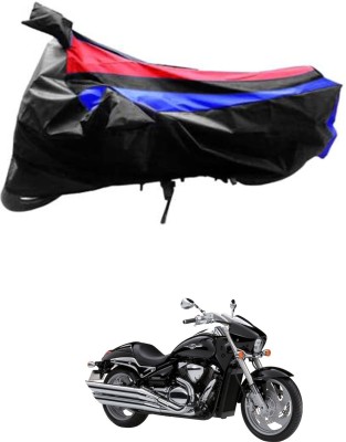 JVG Waterproof Two Wheeler Cover for Suzuki(Intruder M1800R, Black, Red, Blue)