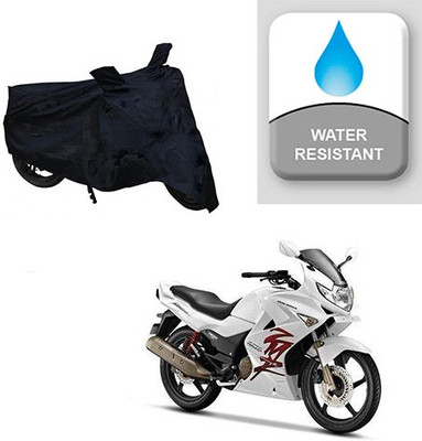 Feel heaven Two Wheeler Cover for Hero(Karizma, Black)