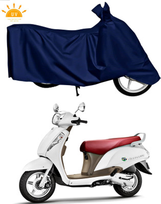 Mdstar Waterproof Two Wheeler Cover for Suzuki(Access 125, Blue)