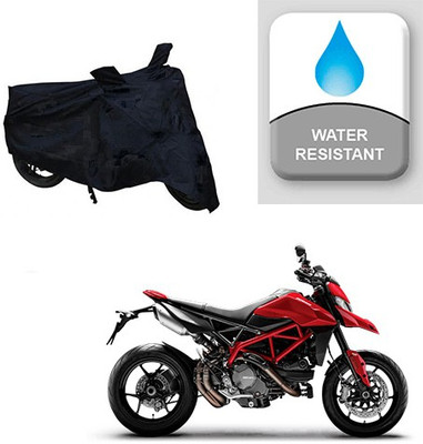 Feel heaven Two Wheeler Cover for Ducati(Hyperstrada, Black)