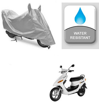 Atulit enterprises Two Wheeler Cover for Indus(Yo Electron, Silver)