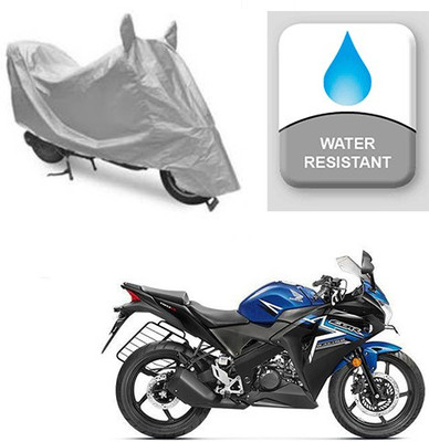 Atulit enterprises Two Wheeler Cover for Honda(CBR 150R, Silver)