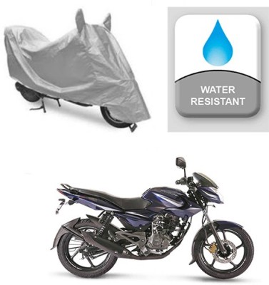 Atulit enterprises Two Wheeler Cover for Bajaj(Pulsar 135 LS DTS-i, Silver)