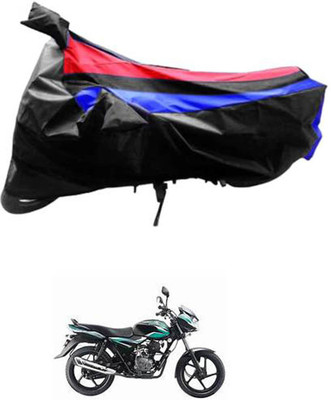 JVG Waterproof Two Wheeler Cover for Bajaj(Discover 100 DTS-i, Black, Red, Blue)